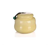 HZCVSG Cremation UrnsFor Ashes Funeral urn Cremation urns Adults Children Pet urns Sealed Against Moisture Exquisite Portable Japanese Style For a Small Amount of Human Ashes Good Times