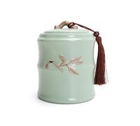 HZCVSG Cremation UrnsFor Ashes Funeral Urn Cremation Urns Adults Children Pet Urns Sealed Against Moisture Ceramic Material Waterproof Seal Tank Handmade Beautiful Relief Decoration Souvenir