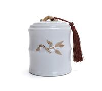 HZCVSG Cremation UrnsFor Ashes Funeral Urn Cremation Urns Adults Children Pet Urns Sealed Against Moisture Ceramic Material Waterproof Seal Tank Handmade Beautiful Relief Decoration Souvenir