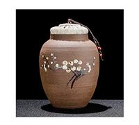HZCVSG Cremation UrnsFor Ashes Funeral Urn Cremation Urns Adults Children Pet Urns Sealed Against Moisture Ceramic Material Portable Sealed Can Hand-Made Engraving Exquisite Relief (Color : #6) Good