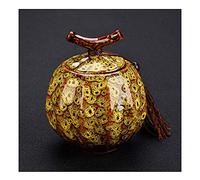 HZCVSG Cremation UrnsFor Ashes Funeral urn Cremation urns For a Small Amount of Human Ashes Portable Storage Tank Compact Fringe Decoration Souvenir (Color : #2) Good Times