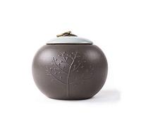 HZCVSG Cremation UrnsFor Ashes Funeral urn Cremation urns For a Small Amount of Human Ashes Portable Storage Tank Ceramic Material Handmade and Elegant Finish Souvenir Good Times