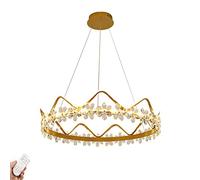 HZCVSG Crown for Children's Living Bedroom Dining Room Nordic Postmodern Light Luxury Crystal Chandelier