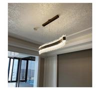 HZCVSG Crystal Chandelier Living Room Designer Luxury Pendant Lights Compatible with Kitchen Island Rectangular Hanging Lamp,for Various Rooms