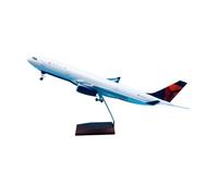 HZCVSG Diecast Aeroplanes 1:135 For A330-300 Delta with Wheels and Lights Collector Aircraft Model Scale