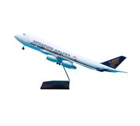 HZCVSG Diecast Aeroplanes 1:150 with Wheels and Lights For Boeing B747-400 Singapore Airlines Aircraft Model 47cm