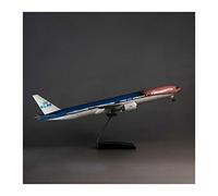 HZCVSG Diecast Aeroplanes 1/157 Fit For B777 Aircraft KLM Model with Lights and Wheel Landing Gear Die Cast Plastic Resin Airplane(B)