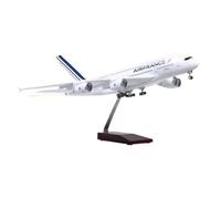 HZCVSG Diecast Aeroplanes 1:160 For Air France Airlines A380 Aircraft Model with Wheels Resin Simulation Static Aviation(No Light)