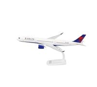 HZCVSG Diecast Aeroplanes 1:200 For Delta A350 Airlines Plastic Resin Assembly Aircraft Model Toy with Bracket