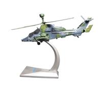 HZCVSG Diecast Aeroplanes 1:72 For Germany EC665 Die-Casting Metal Tiger Helicopter Gunship Simulation Military Aircraft Display Model Collection Gift