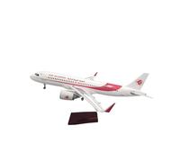 HZCVSG Diecast Aeroplanes 1:80 For Air Algerie A320neo Airliner Aircraft Model Finished Static Ornaments(with Light)