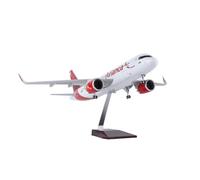 HZCVSG Diecast Aeroplanes 1:80 For Columbia Airlines A320neo Simulation Aircraft Model Airliner Static Ornament(with Light)