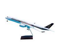 HZCVSG Diecast Aeroplanes For A350-900 Singapore Airlines Aircraft Model with Wheels and Lights 47 Cm