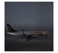 HZCVSG Diecast Aeroplanes Scale Die Cast Model Fit For Boeing Resin Airplane 1/85 with Lights and Wheels Aircraft Collection(B)