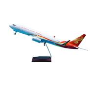 HZCVSG Diecast Aeroplanes with Wheels and LightsFor Boeing B737-800 Hainan Airlines Aircraft Model 47 Cm