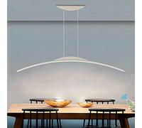 HZCVSG Dimmable Pendant Lamp with Adjustable Height for Living Room and Dining Area - Black/Gold/White