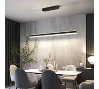 HZCVSG Dining Table Pendant Light Linear Living Room Chandelier Dimmable (3000K-6000K) with Remote Control Ceiling Lamp r