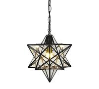 HZCVSG Elegant Crystal Pendant Light - Decorative Hanging Lantern for Living Room, Dining Area & More