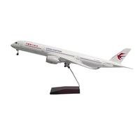 HZCVSG For 1/142 47CMLED Voice-Activated Light-Emitting with Lights and Wheels China Eastern Airlines A350-900 Simulation Aircraft Model Collection Ornaments Exquisite