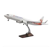 HZCVSG For 47CM with Lights and Wheels Okay Airways 737 Simulated Passenger Aircraft Model Collection Ornaments Exquisite