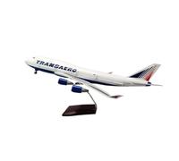 HZCVSG For Russian Transaero B747 Aviation Model Aircraft 150 Die-Cast Lights and Wheels Landing Gear Resin Kit Playkits(No Light)