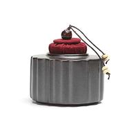 HZCVSG Funeral Urn for Adult&Pet Ashes，Human Medium and Small Memorial Urns，Handmade Ceramics Moisture Proof Cremation Urns ，Burial Urn at Home or Cemetery (Color : 1) Good Times