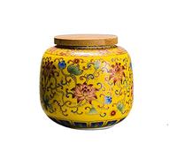 HZCVSG Funeral Urn for Adult&Pet Ashes，Human Medium and Small Memorial Urns，Handmade Ceramics Moisture Proof Cremation Urns ，Burial Urn at Home or Cemetery (Color : 1, Size : Product) Good Times