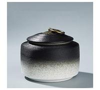 HZCVSG Funeral Urn Funeral Urn for Adult&Pet Ashes Cremation Tanks For Pets, Human Cremation Urn,Hand-Made Ceramic Moisture-Proof Sealed Jars, Small Pet Souvenirs For Cats and Dogs, For Home Or Grave
