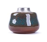 HZCVSG Funeral Urn Funeral Urn for Adult&Pet Ashes Cremation Urns，Handmade Ceramics Keepsake, Small Moisture-Proof Grave Memorial Urns For Human and Pet Ashes At Home Or Cemetery (Color : 3) Good