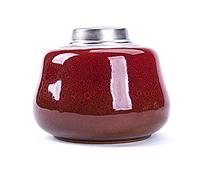 HZCVSG Funeral Urn Funeral Urn for Adult&Pet Ashes Cremation Urns，Handmade Ceramics Keepsake, Small Moisture-Proof Grave Memorial Urns For Human and Pet Ashes At Home Or Cemetery (Color : 1) Good