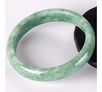 HZCVSG Green Jade Bracelet 5264mm Charm Jewellery Fashion Accessories HandCarved Man Woman Luck Amulet Gifts (Gem Color : 5658mm)