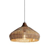 HZCVSG Hand-Woven Chandelier for Dining Room and Bedroom - Chinese Style Retro Pendant Lamp