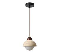 HZCVSG Huangdong Stone Retro Chandelier - Japanese Style Nordic Hanging Light for Bedroom Kitchen Café and Balcony - Elegant Minimalist for Cozy Atmosphere