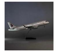 HZCVSG Irplane Toy Model 1/80 Airplane A320 Airlines Toys Display Resin Aircraft Plane Decoration(W Light)