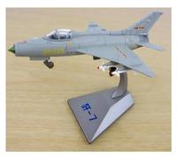 HZCVSG Irplane Toy Plane Diecast 1:100 Scale J-7G Airplane Model F-7 Fighter Product Static Display