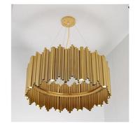 HZCVSG Italian Pendant Light Gold Pendant Light Aluminum Tube Suspension Fixture Stylish Project Light,for Various Rooms