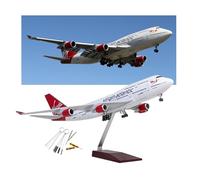 HZCVSG Large Scale British Airways Resin Aircraft Plane Airlines Model Kits Diecast Airplane Stand Landing Gear Voice Control Cabin with 10 pcs Tip Cleaner Tool Kit(Normal)