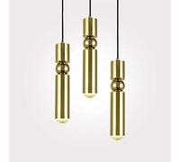 HZCVSG Long Tube Light Contemporary Minimalist Cylindrical Chandelier Flush Mount Pendant Lights for Living Dining Room, Kitchen Island