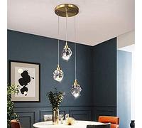 HZCVSG Luxury Crystal Chandelier - Elegant Ceiling Light for Kitchen, Dining Room, Bedroom & Staircase Decor