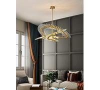 HZCVSG Luxury Crystal Glass Chandelier Dining Living Room Postmodern Hanging Fixture Gold Bedroom Restaurant Designer Lamp,for Various Rooms