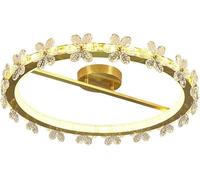 HZCVSG Master Bedroom Full Copper Crystal Ceiling Light Petal Slim Lamp Porch Aisle Light Fixture,for Various Rooms