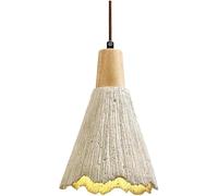 HZCVSG Mid Century Light Dome Antique Chandelier - Farmhouse Rustic Pendant Light - Concrete Single Ceiling Hanging Lamp,for Various Rooms