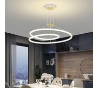 HZCVSG Minimalist 2-Ring Chandelier Ceiling Lights Fixtures Compatible with Living Room Dining Room Staircase,for Various Rooms