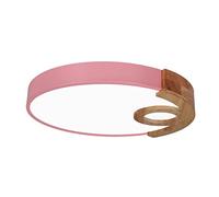 HZCVSG Minimalist Acrylic Chandelier Flush Mount Ceiling Light with Adjustable Color Panel for Living Room Dining Room Kitchen Energy Saving Wood & Metal