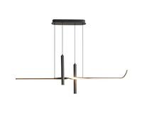 HZCVSG Minimalist Linear Pendant Light - Sleek Ceiling Chandelier Contemporary Dining Table & Living Area Solution