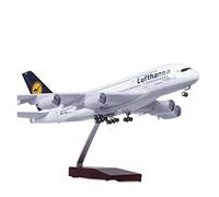HZCVSG Model Aircraft Kits 1 160 For A380 Static Airplane Model W Light and Wheel Die Cast Scale Resin Plane Collection 50.5CM