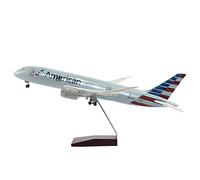 HZCVSG Model Aircraft Kits 43cm American For 787 1/144 Scale Die-Casting Resin Simulation (with Light)