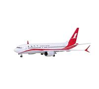 HZCVSG Model Aircraft Kits 47cm 1 85 For B737max Simulation Resin Airplane Gift with Wheels and Lights Static (Without Light)
