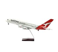 HZCVSG Model Aircraft Kits 47cm Qantas Finished For B747 Plane Model 1 160 Scale Diecast Resin Airplanes (No Light A380)