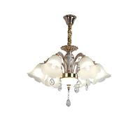 HZCVSG Nordic Zinc Chandelier,Country Lamps,Crystal Lamp,For Living Dining Room Bedroom Study Lamp,Style-Golden. 7